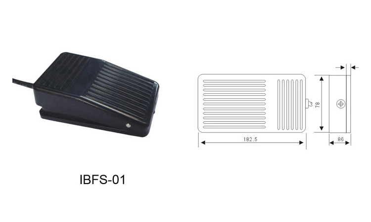 JT02 IBFS-01 Momentary Industrial  Medical foot switch Foot Controller Pedal Switch