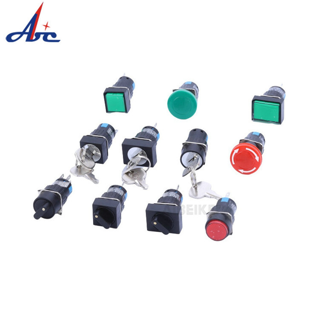 LXW20 New Design ABILKEEN Round Plunger Push Button Type Magnetism Micro Switch with 2 Pin Terminal