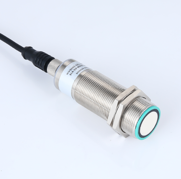 ABILKEEN High Sensitivity NPN 1NO1NO Industrial Metal Ultrasonic Ranging Sensor Switch IP68 Waterproof Use In Level Measurement