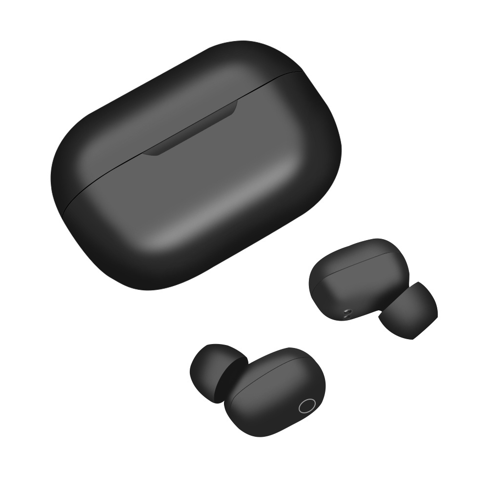 True Wireless Earbuds Headphones in Ear with Charging Case Hands-Free Headset with Mic Touch Control for iPhone 12