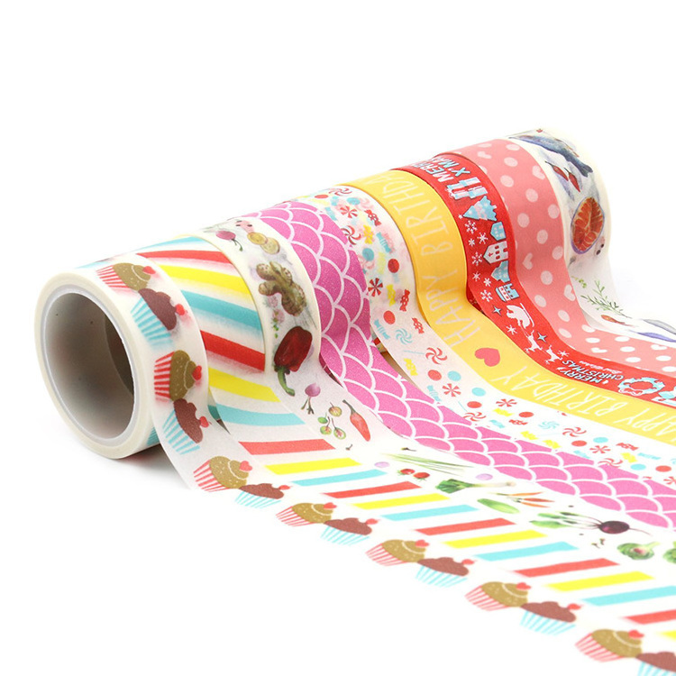 Decorative custom printed washi tape for DIY Crafts and Gift Wrapping