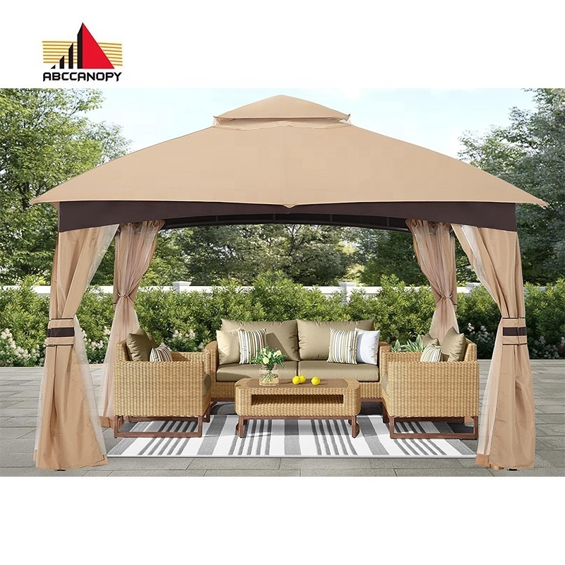 ABCCANOPY 3 X 3 Gazebo Garden Pavilion Gazebo With Mosquito Net Pavillon Paviljonki Pergola Gazebo Courtyard Canopy Outdoor