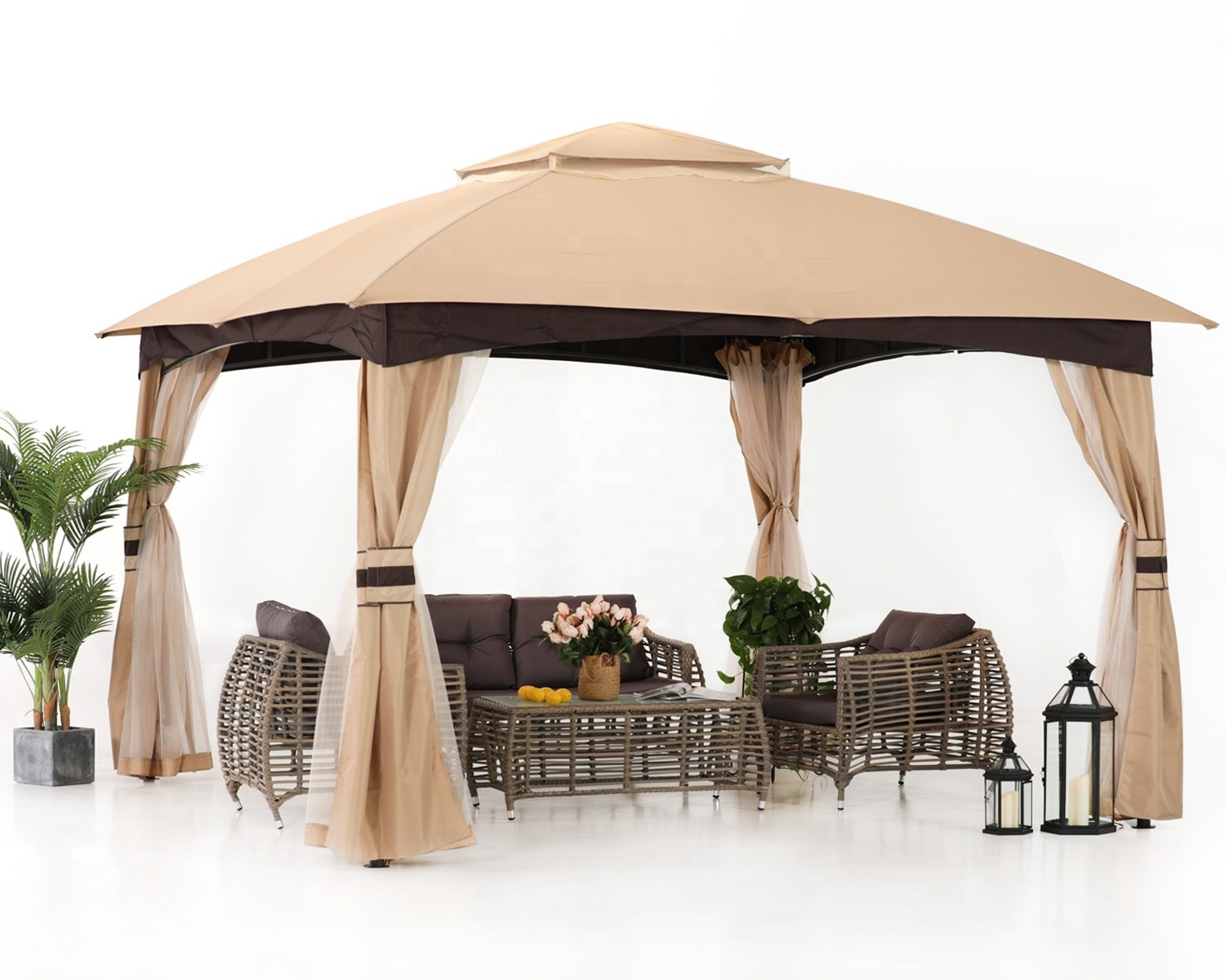 ABCCANOPY 10x12 Pop Up Gazebo Tent Instant with Mosquito Netting Outdoor Gazebo Canopy Shelter