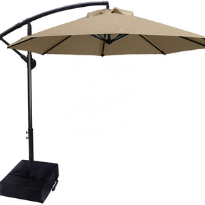 ABCCANOPY  10 FT Outdoor Patio  Cantilever Umbrella Offset Hanging Umbrellas r Market Umbrella with Crank & Cross base