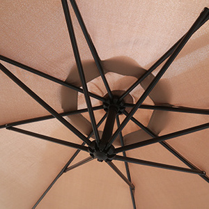 ABCCANOPY  10 FT Outdoor Patio  Cantilever Umbrella Offset Hanging Umbrellas r Market Umbrella with Crank & Cross base