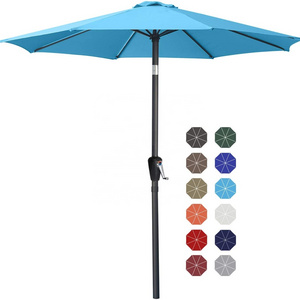 Umbrellas Garden 10 Feet Outdoor Patio Umbrella With Push Button Parasols