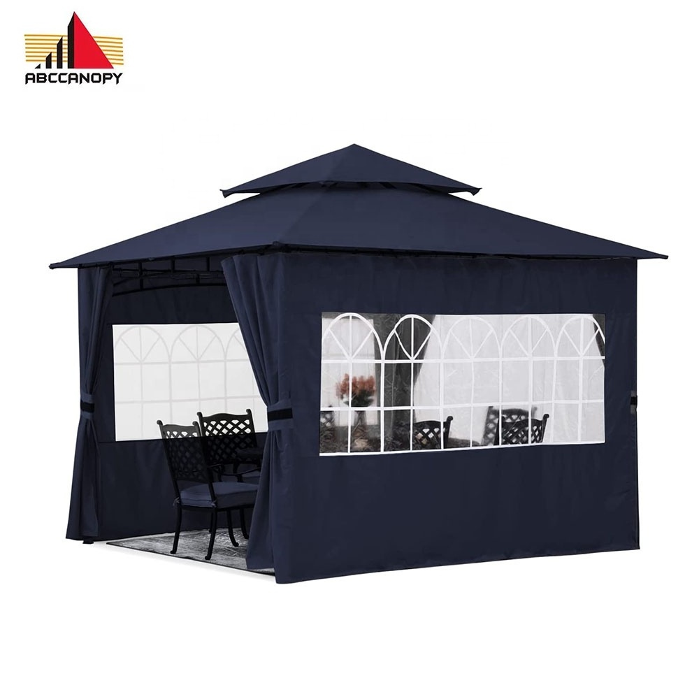 Gazebo canopy cover 10x12 CPAI-84 Standard Gazebo With Mosquito UPF 50+ Gazebo Side Curtains Arches Arbours Pergolas