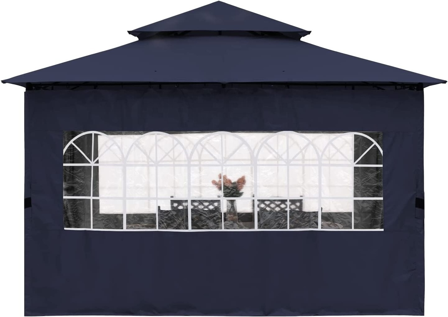 Gazebo canopy cover 10x12 CPAI-84 Standard Gazebo With Mosquito UPF 50+ Gazebo Side Curtains Arches Arbours Pergolas