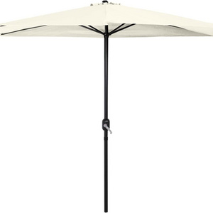 Outdoor Wall Parasol Half Round Sun Patio Umbrella