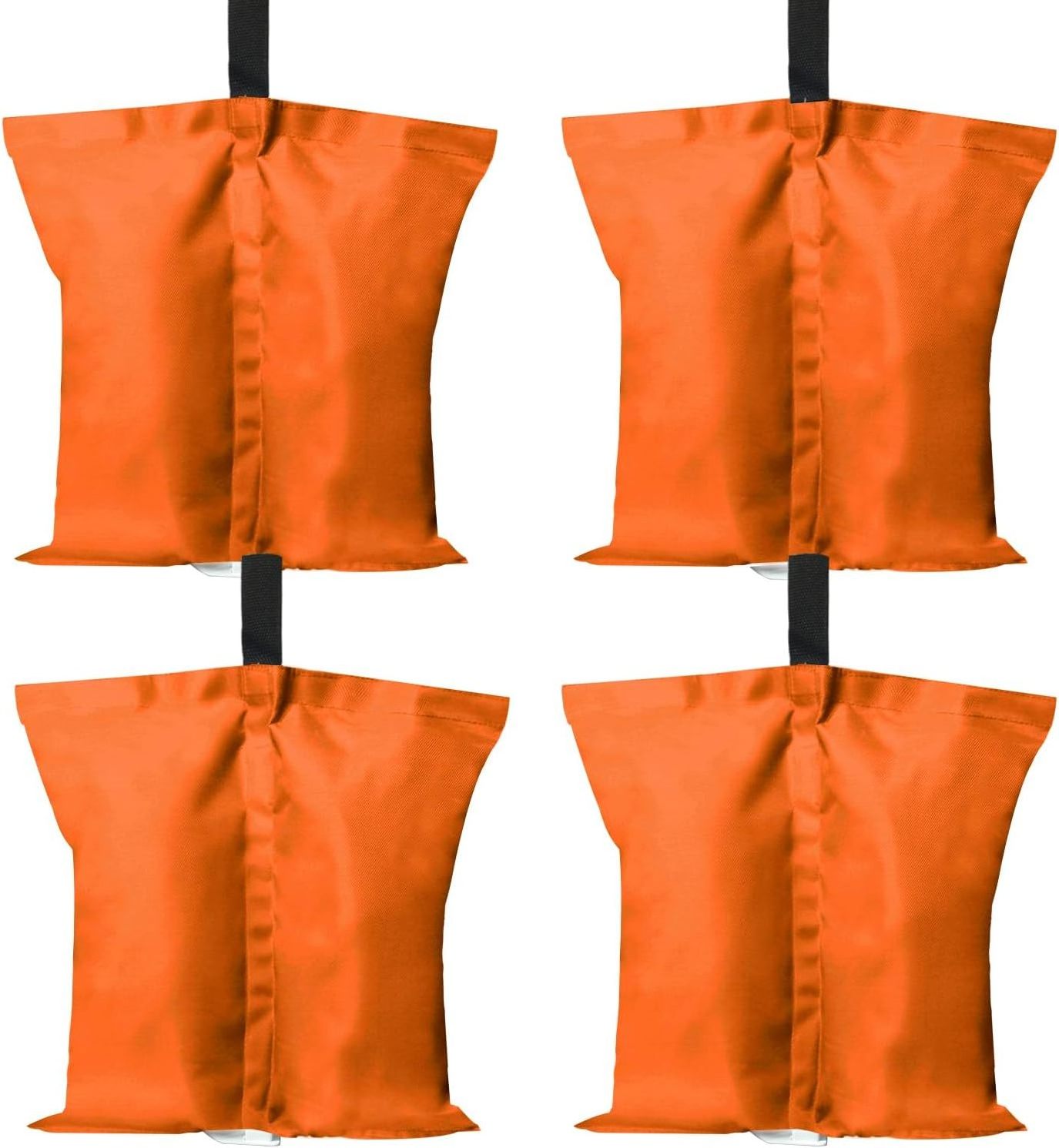 ABCCANOPY Canopy Weights 112 LBS Gazebo Tent Sand Bags,4pcs-Pack (Orange)