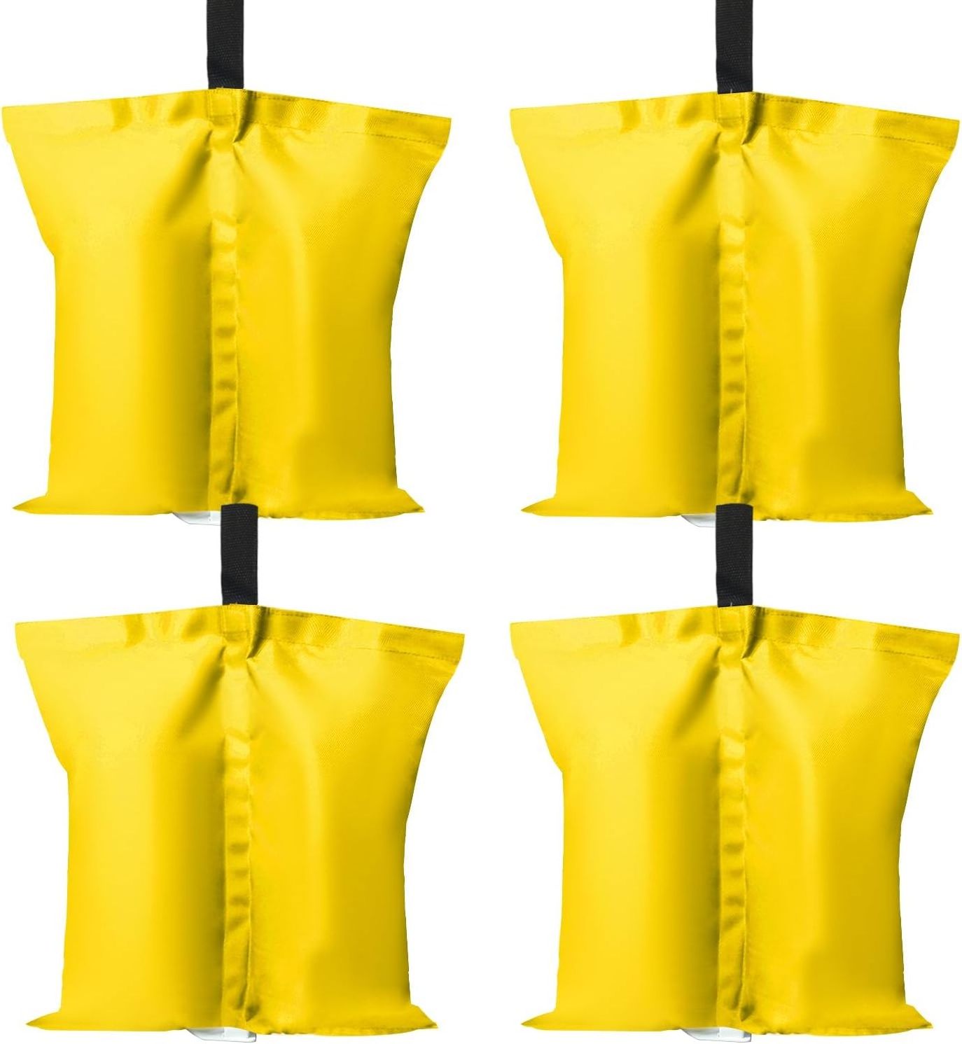 ABCCANOPY Canopy Weights 112 LBS Tent Sand Bags,4pcs-Pack (Yellow)