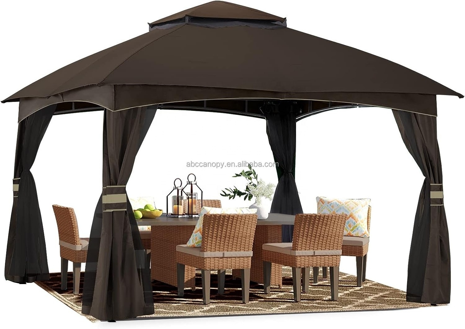 ABCCANOPY 10x10ft Patio Gazebo Gartenpavillon Pavillon Patio Gazebo Australia Pergola On Clearance Outdoor Patio Lean To Gazebo