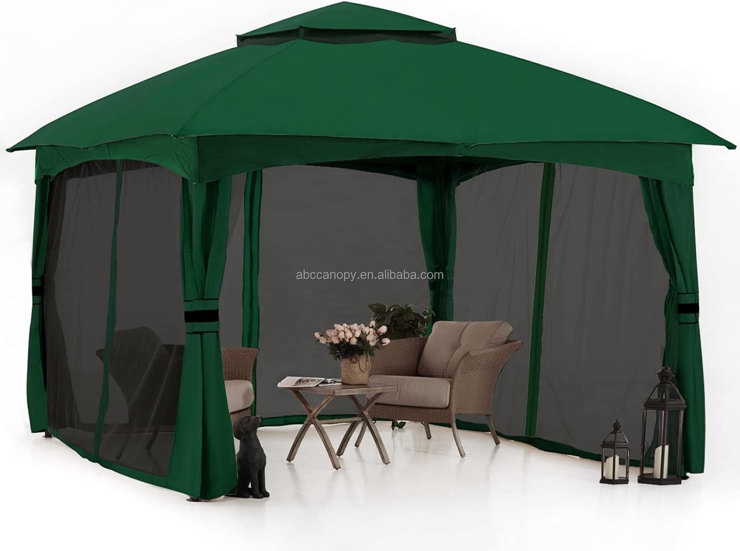 ABCCANOPY Metal Patio Gazebo Pavilion China Hot Tub Gazebo Metal Framed Pergola Gazebos 3x3 Altany Zamkniete