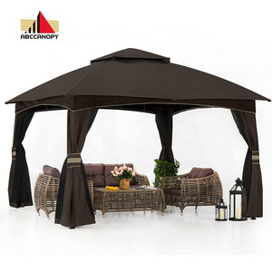 ABCCANOPY 10x12 Partyzelt Gazebo Pergola Backyard Gazebo With Sides Patio Deck Garden Gazebo Pavilion With Curtains Netting