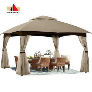 ABCCANOPY Rip-lock Cheap Gazebo Simple To Assemble Waterproof Gazebo With Sides Powder-Coated Jacuzzi Gazebo Gartenpavillon