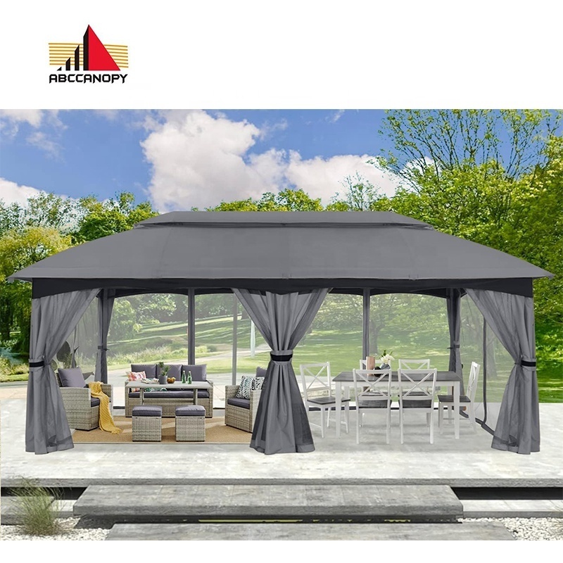 ABCCANOPY 3x6 m Softtop Gartenpavillon Pergole Tarasowe Pavillon de Jardin Tonnelle Barnum Cenador de Jardin Giardino Gazebo