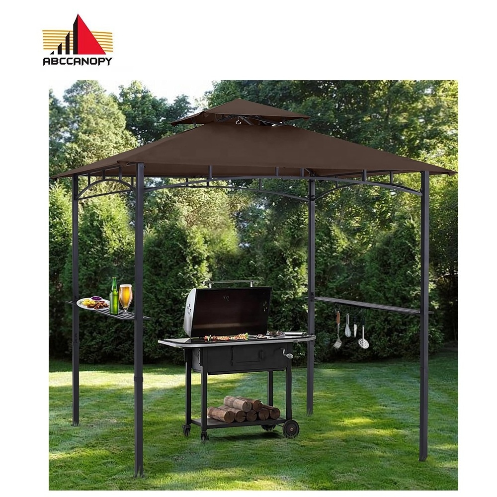 ABCCANOPY  8'x 5' Grill Gazebo Canopy Metal Patio Gazebo Canopy Tent For Barbecue and Picnic Grill Pavillon