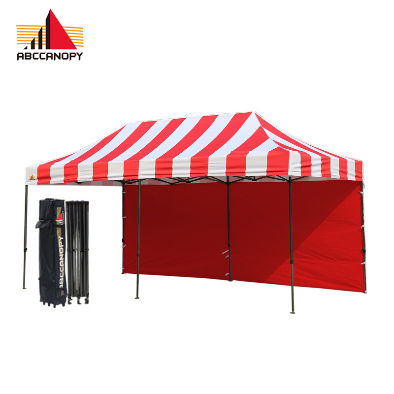 10x20ft Cheap Custom Printed Outdoor Gazebo Stripe Tent 10x20 custom pop up canopy for events