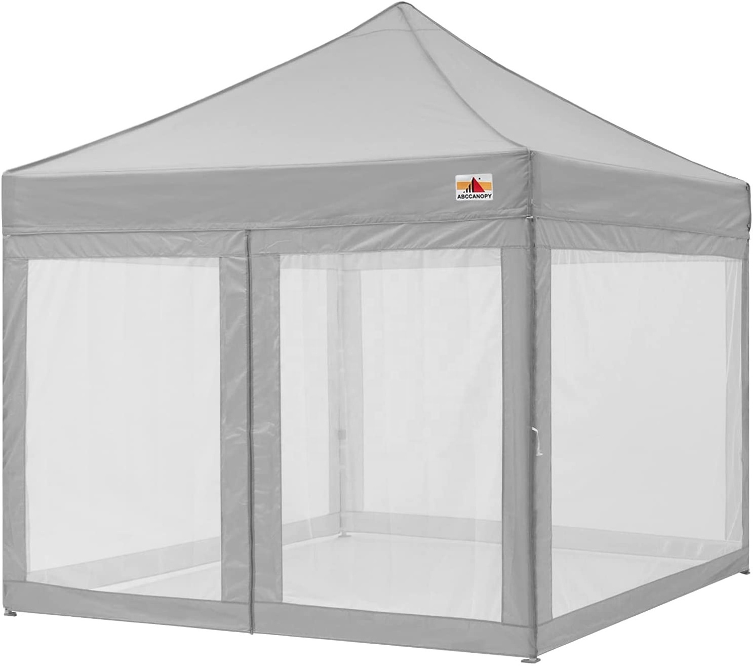 ABCCANOPY 10x10 Pop up Canopy Tent with Mesh Walls Camping Screen & Mesh House Commercial Tents