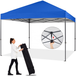 ABCCANOPY 8x8ft Tent One-Button Push Tent Canopy with Roller Bag Heavy Duty Pop Up Gazebo Marquee Outdoor Canopy Picnic Tent