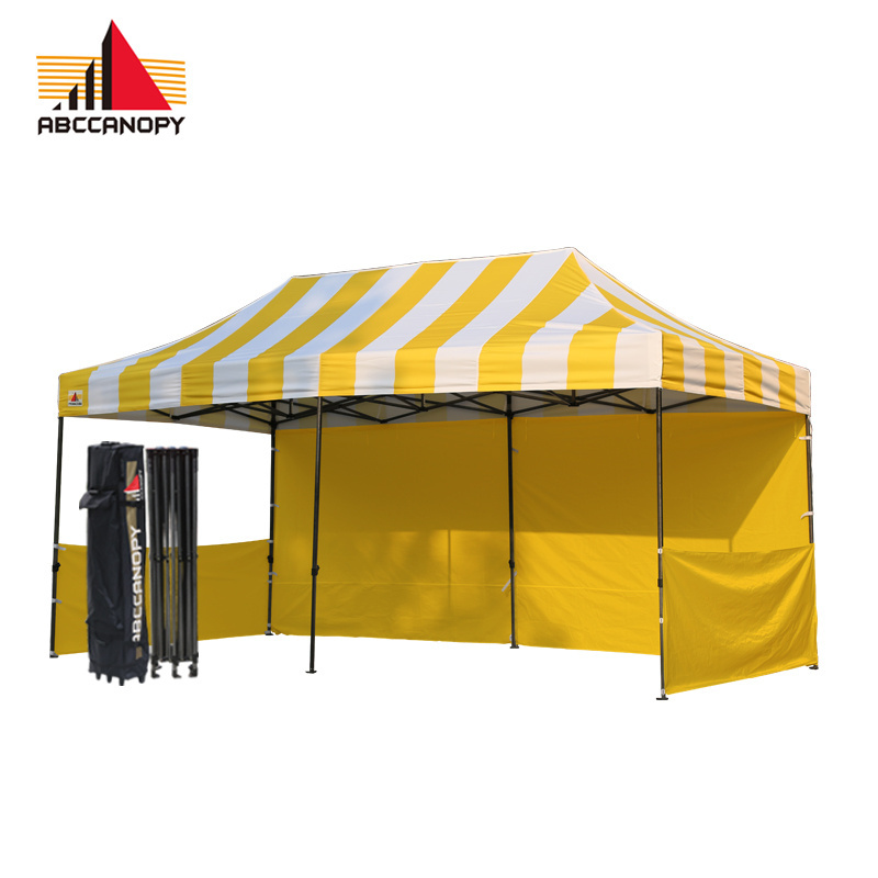 10x20ft Cheap Custom Printed Outdoor Gazebo Stripe Tent 10x20 custom pop up canopy for events