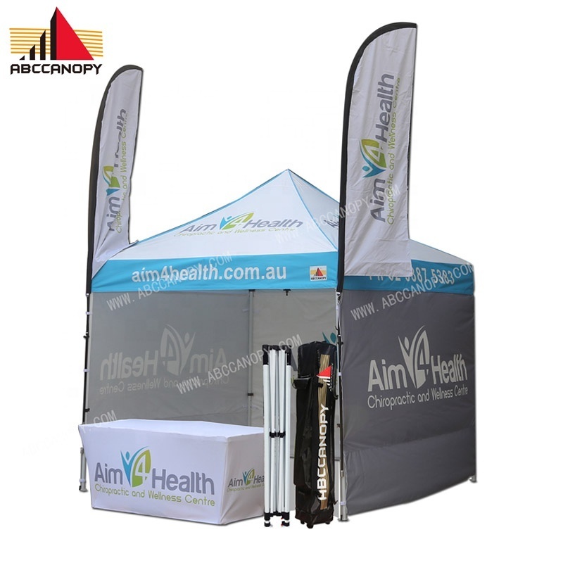 Custom printed sale large portable gazebo tents 10x10 trade show tent