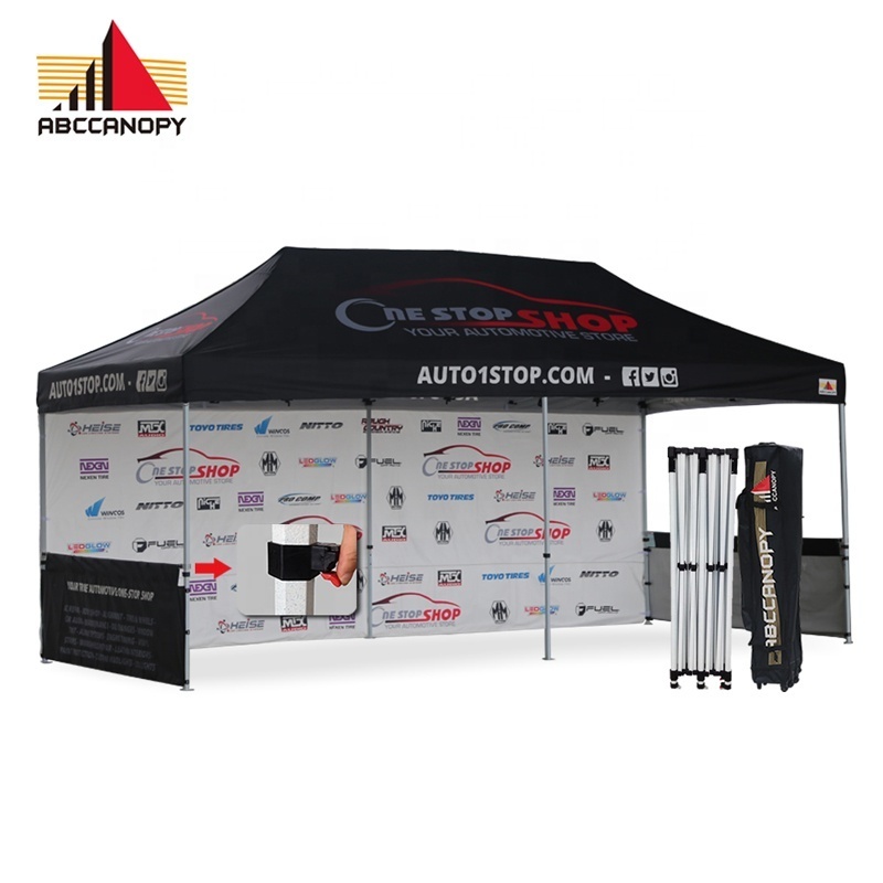 Pop Up Gazebos and Branded Marquees 3x6 custom pop up tent for events