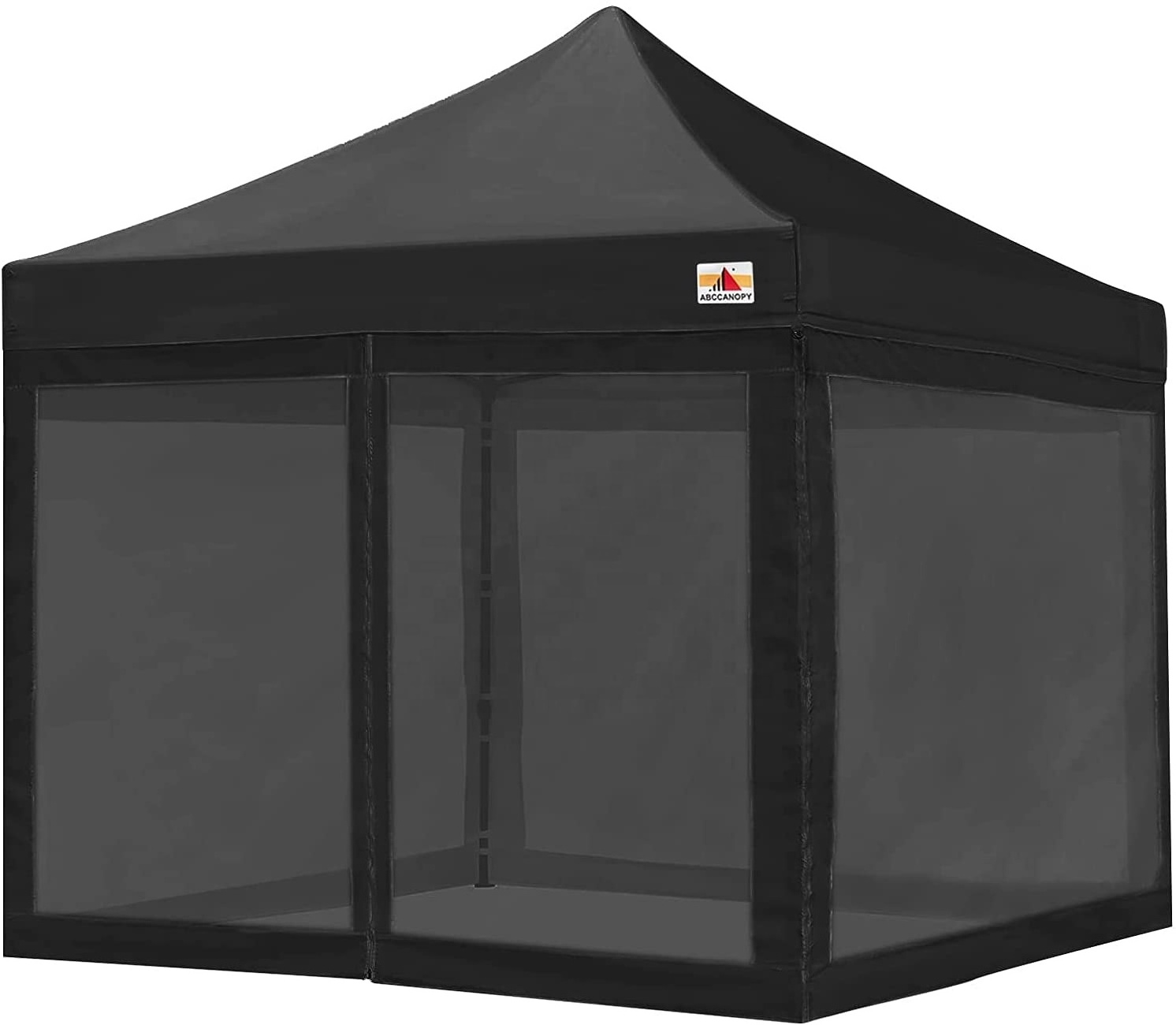 ABCCANOPY Mesh Sidewalls Mosquito Netting for 10' x 10' Pop-Up Tent Canopy Black