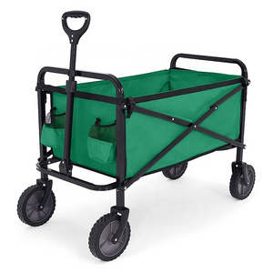 Wholesale Camping Outdoor Garden Beach Foldable Wagon Collapsible Trolley Cart Utility Wagon