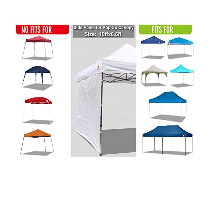 ABCCANOPY White Canopy Walls Tent Sidewall Only for 10x10ft 10x20ft canopy accessory