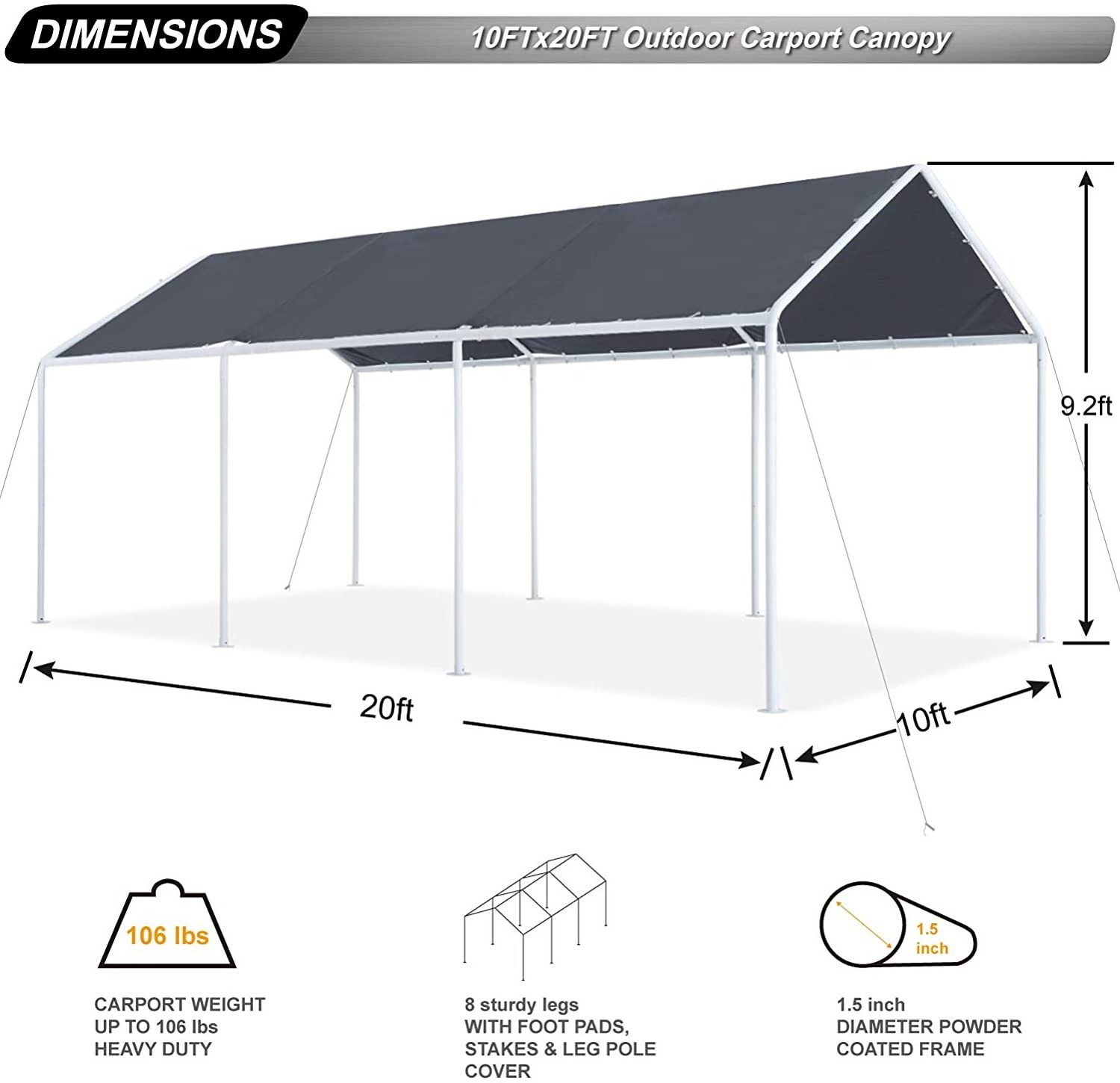 Outdoor Folding Car Cover Garage Portable Car Parking Shed Shelters/Carport Tent