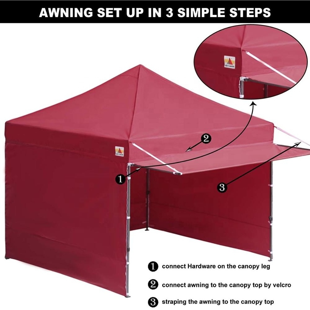 10x10 Pop up Awning Canopy Tent Pop-up Instant Shelters Commercial Portable Canopy awning ezup tent gazebo canopy replacement