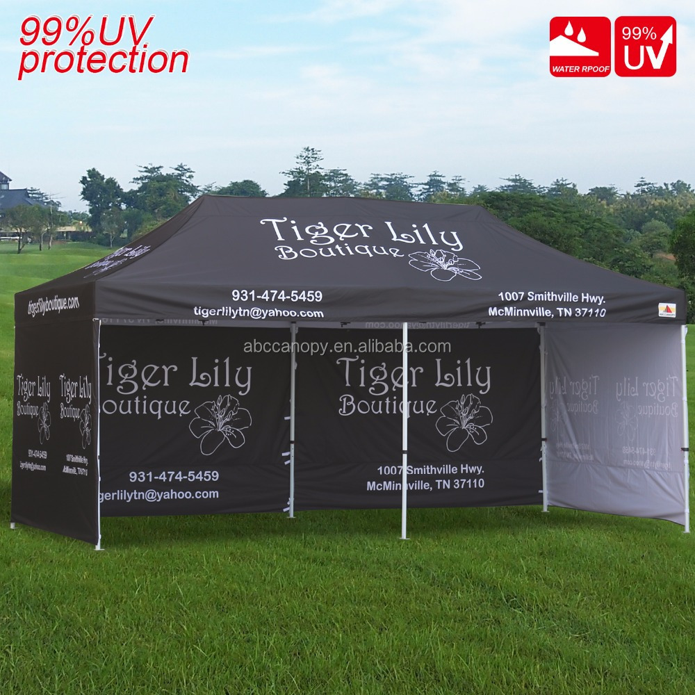 10x20 Custom Tent, Portable Folding Gazebo 10 by 20 Canopy,100% Waterproof ez-up Canopy Vendor Tent Instant Shelters Replacement