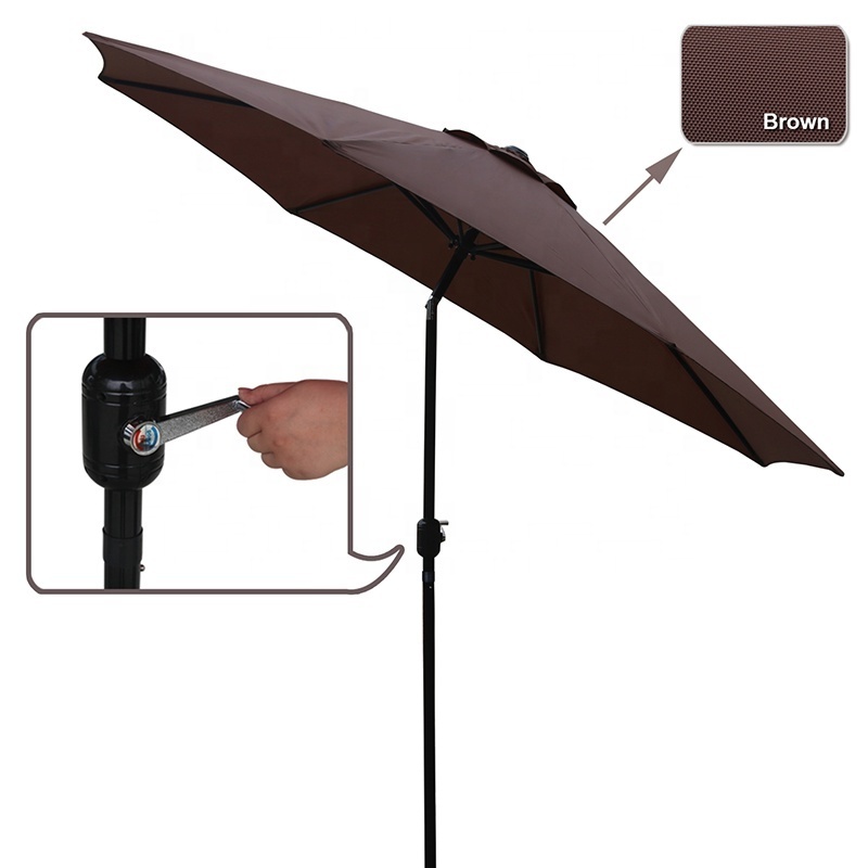 9ft Polyester garden umbrellas Outdoor Umbrella Big Outdoor Furniture Umbrella