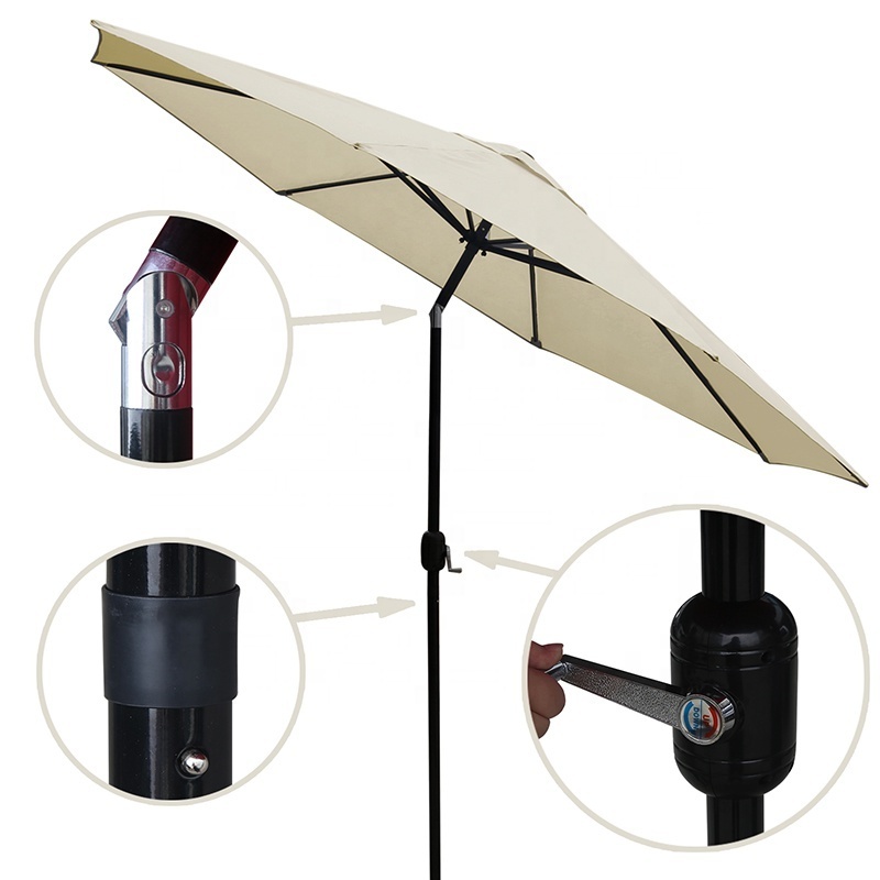 9ft Polyester garden umbrella outdoor big umbrella parasols umbrellas