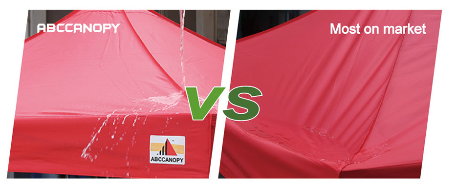 10x10 ABCCANOPY Gazebo Replacement Canopy Top Cover with Weights Bags Red Muti Color Option  18colors