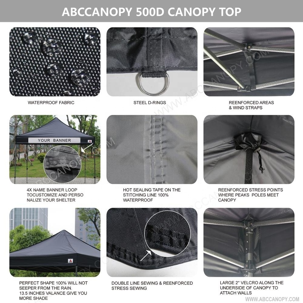 Outdoor Grill Gazebo Canopy Replacement The+replacements 10x10 Black with Sand Bag