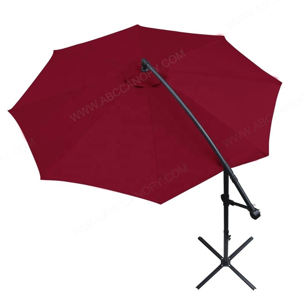 ABCCANOPY 10ft hanging umbrella outdoor garden furniture parasols umbrellas