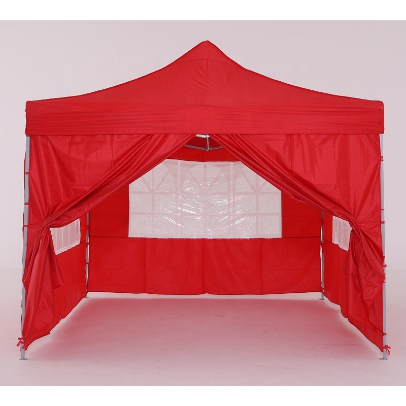 Outdoor Waterproof Gazebo Tent Folding Tent Pop Up Trade Show Tent 10x10 with Church Window