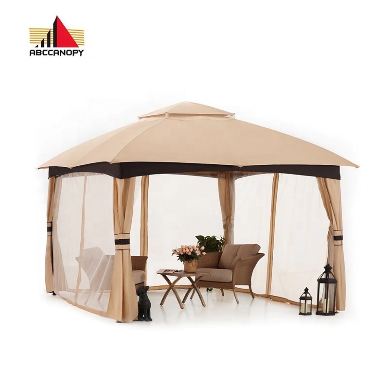 ABCCANOPY 3 X 3 Garden Pavilion Gazebo Pavillon Paviljonki Steel Frame Gazebo Fixed Gazebo Tuinpaviljoene Partyzelt