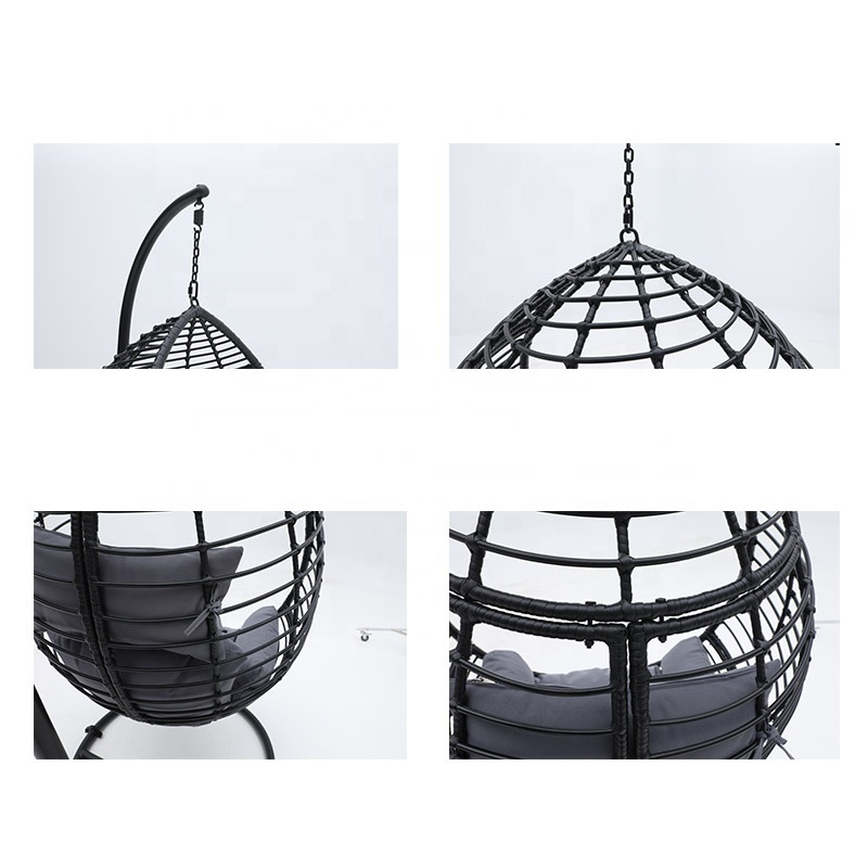 Hanging Egg Chair Swing Outdoor Garden Furniture Rattan Patio Swings Basket Chair Indoor Balcony