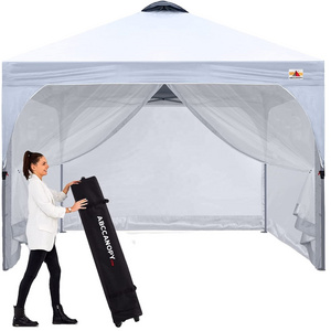 Pop Up Canopy with Mesh Mosquito Netting Wall, Camping Screen Houses Screen Rooms, Instant Canopy Tent