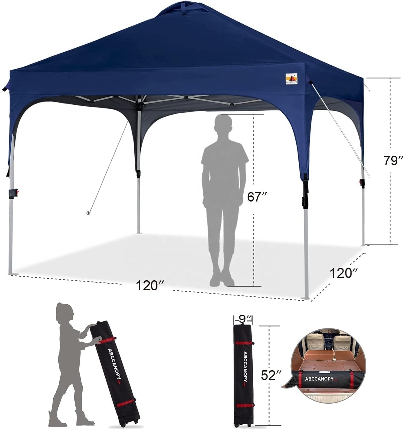 10 x 10-feet 10 x 10ft easy outdoor portable 10 x 10 outdoor pop up canopy tent gazebo roof top tent