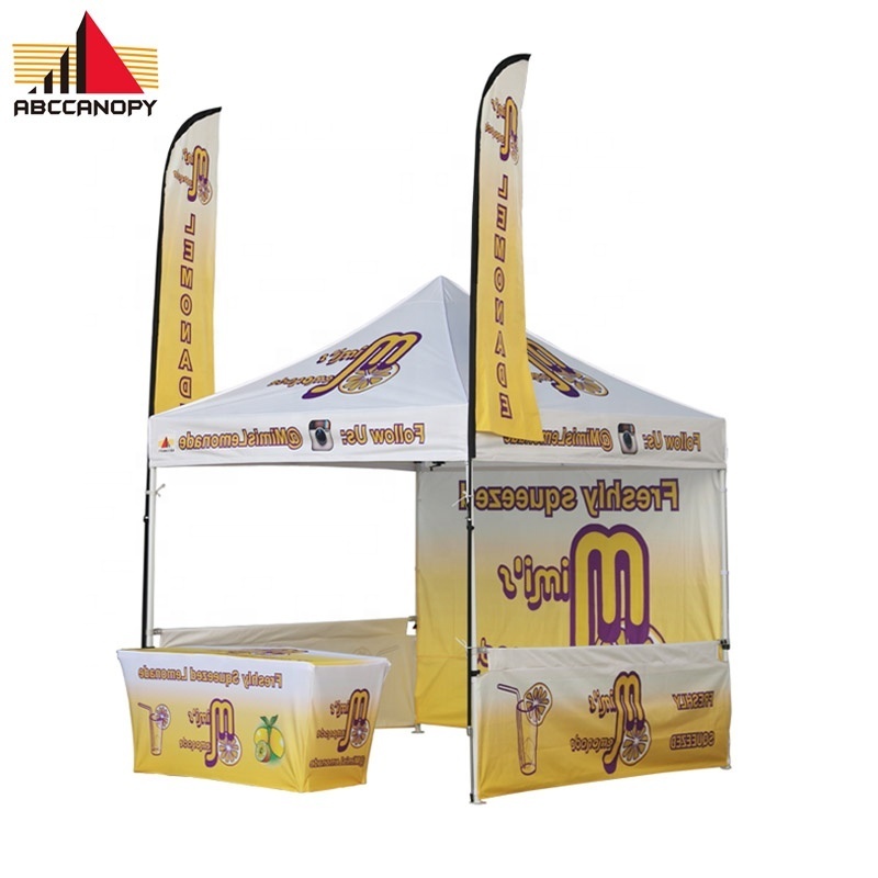 Custom printed sale large portable gazebo tents 10x10 trade show tent