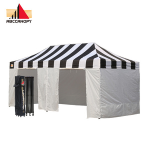 10x20ft Cheap Custom Printed Outdoor Gazebo Stripe Tent 10x20 custom pop up canopy for events