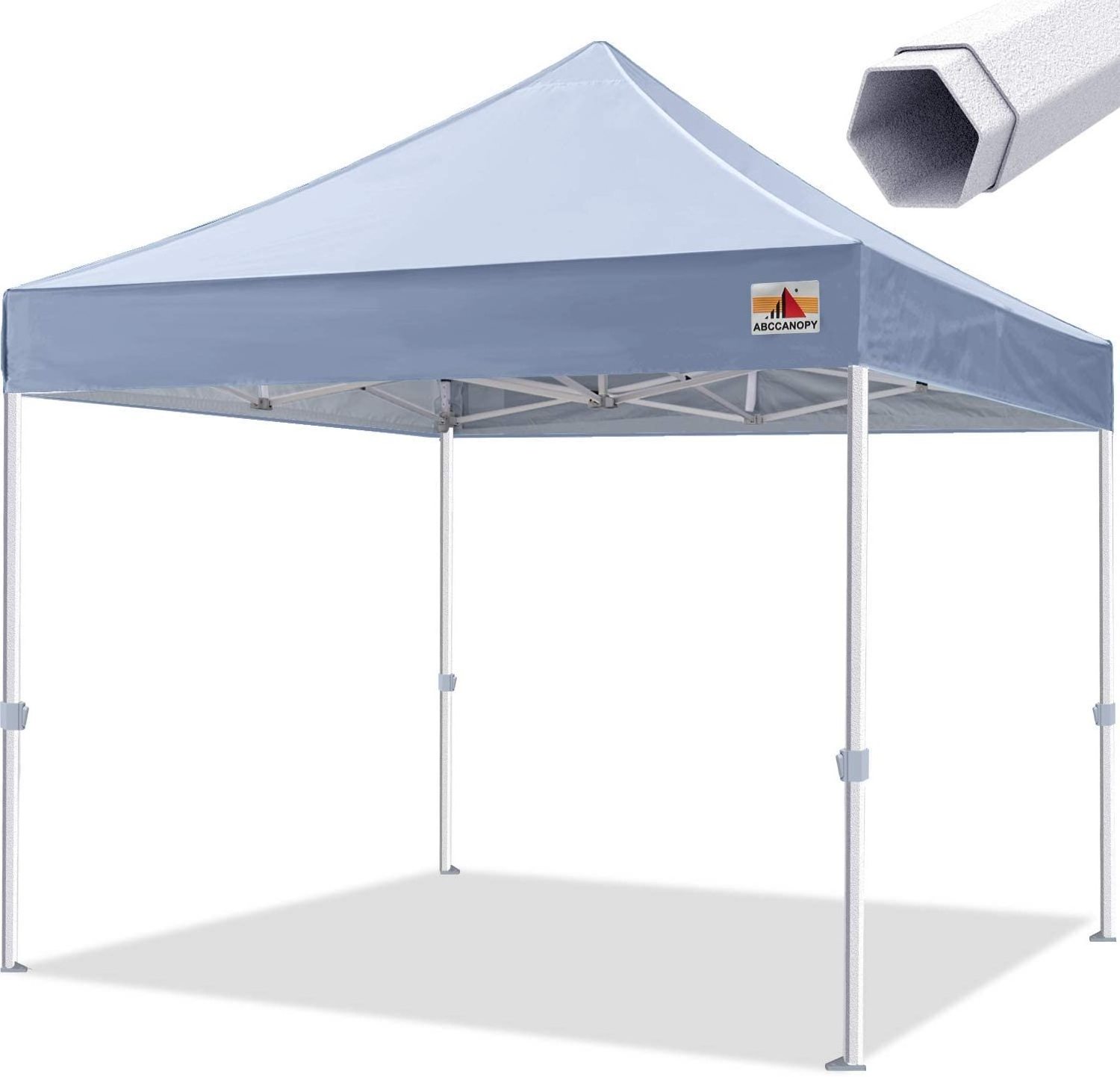 ABCCANOPY Commercial Ez Pop Up Canopy Tent 10x10 Premium-Series, White