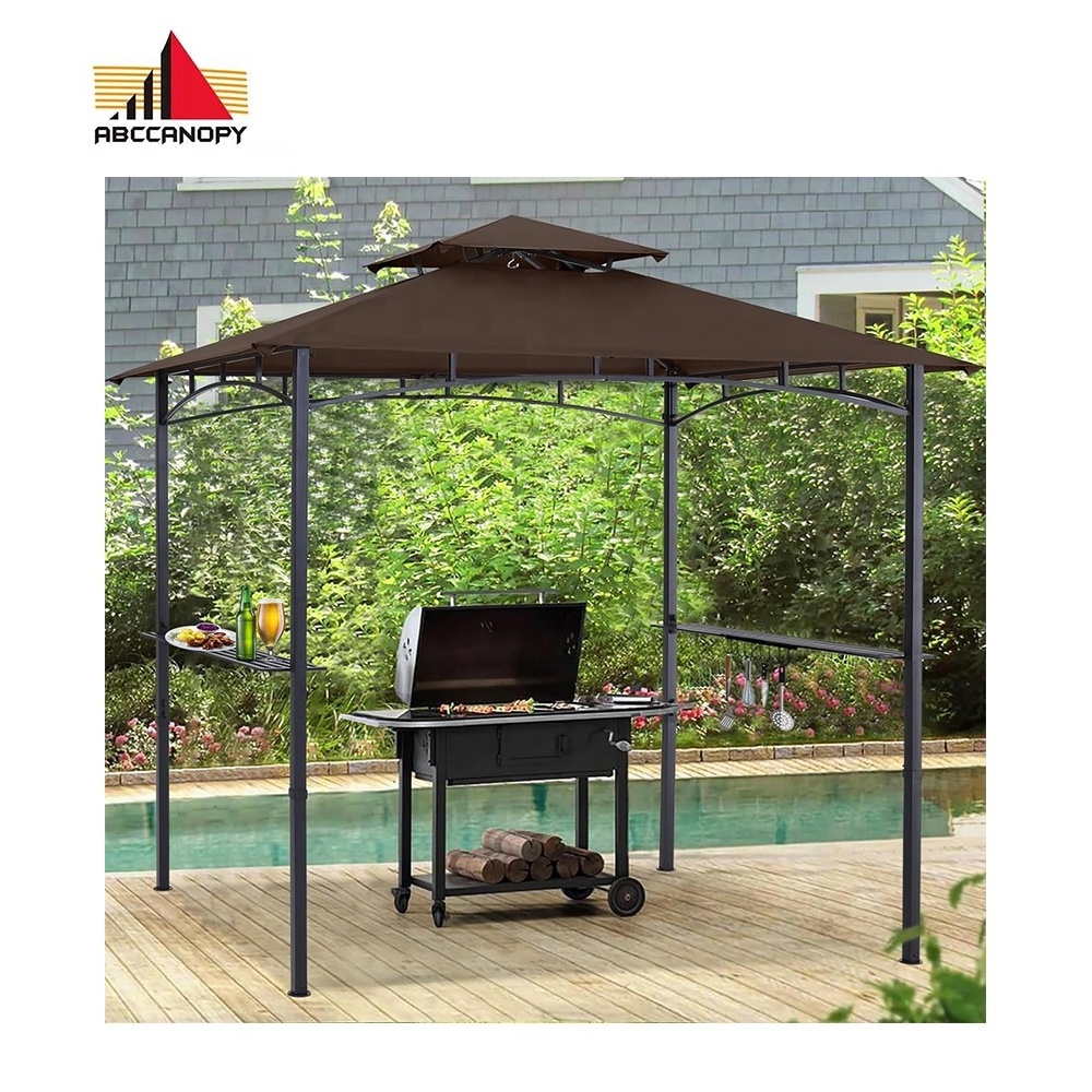 ABCCANOPY  8'x 5' Grill Gazebo Canopy Metal Patio Gazebo Canopy Tent For Barbecue and Picnic Grill Pavillon