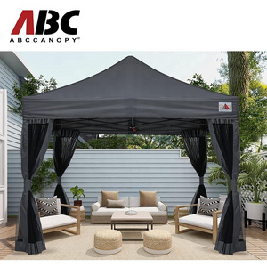 ABCCANOPY 3X3 Easy Pop Up Gazebo Canopy Tent Outdoor Screen House Netting Walls Carpas Plegables Wetterfester Faltpavillon