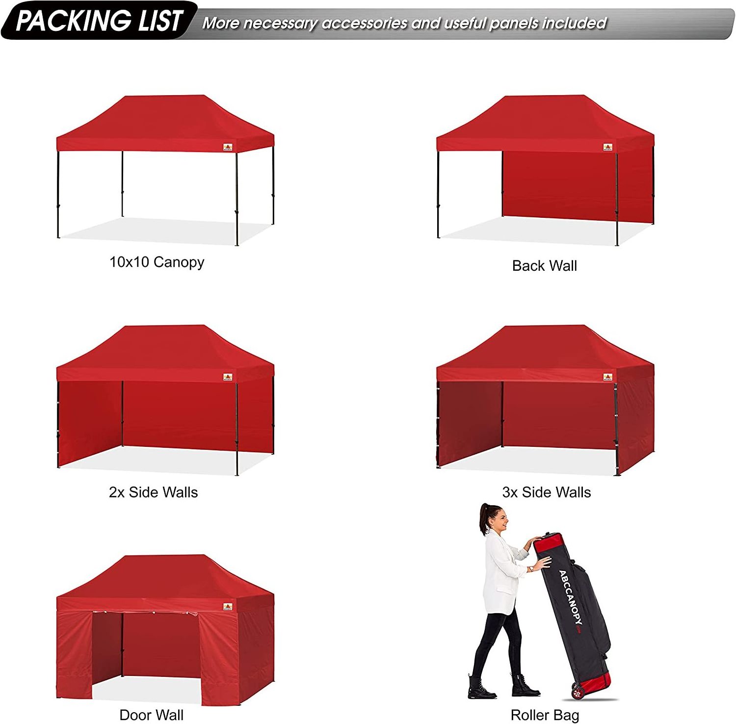 waterproof 10x10 canopy folding tent with walls