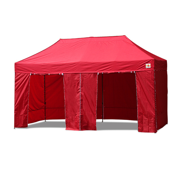 600d 3x6 ez  trade show folding mosquito net pop up heavy duty canopy marquee tent sports with 6 sidewalls